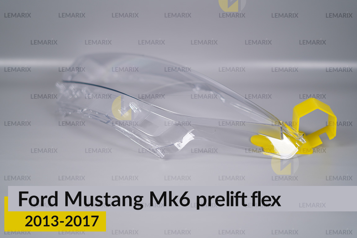 Скло фари Ford Mustang Mk6 (2013-2017) виступ дорест ліве
