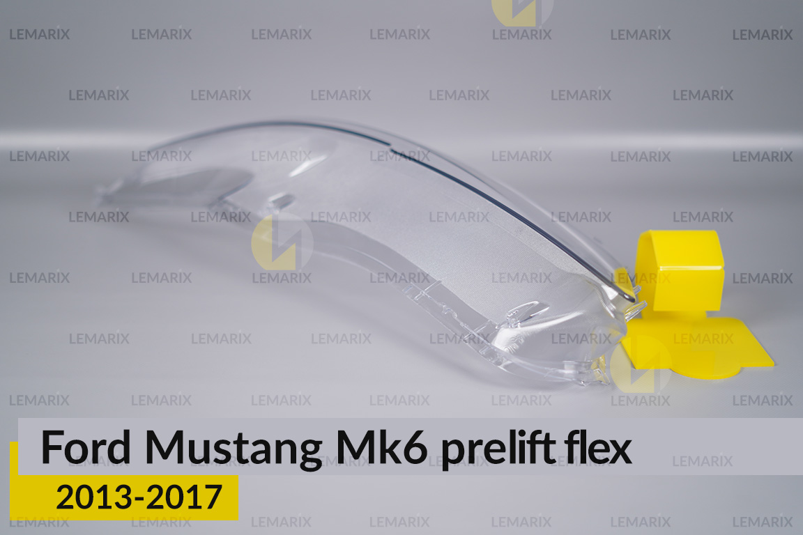 Скло фари Ford Mustang Mk6 (2013-2017) виступ дорест ліве