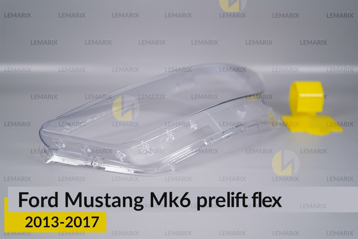 Скло фари Ford Mustang Mk6 (2013-2017) виступ дорест ліве