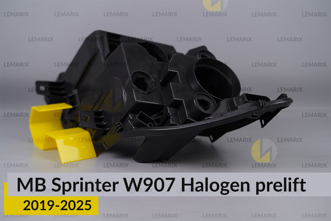 Корпус фари Mercedes-Benz Sprinter W907 Halogen (2019-2026) дорест правий
