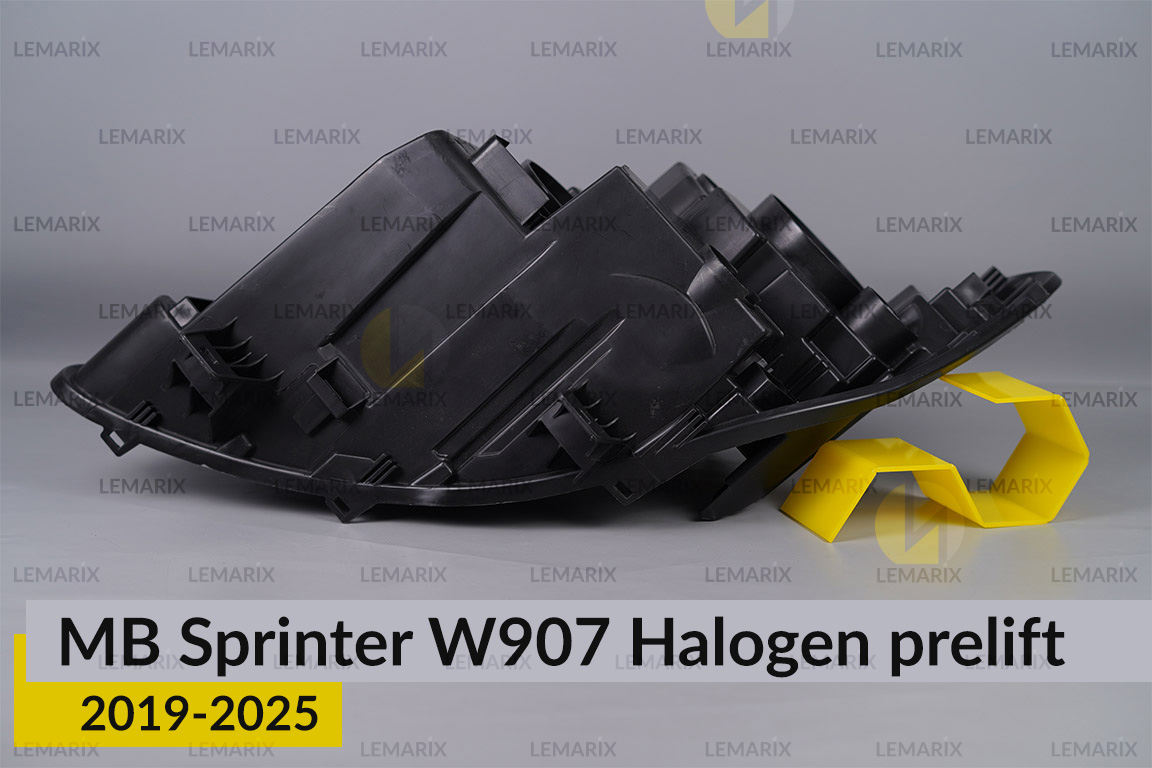 Корпус фари Mercedes-Benz Sprinter W907 Halogen (2019-2026) дорест правий