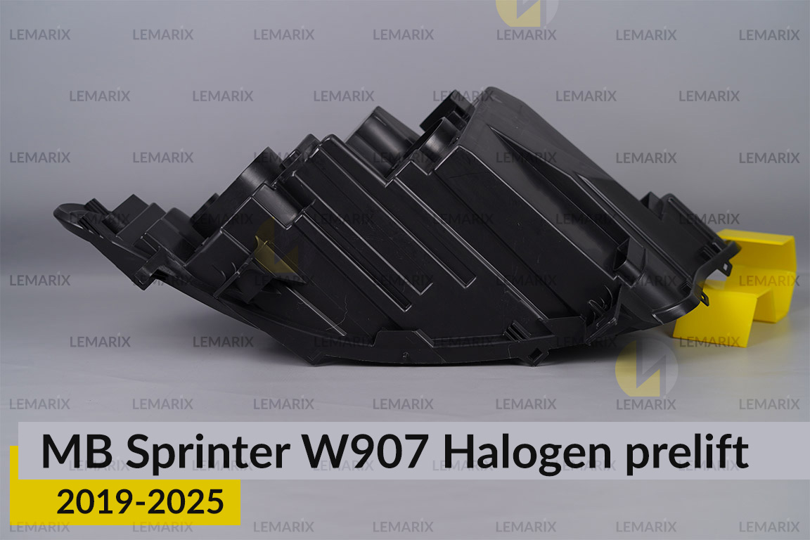 Корпус фари Mercedes-Benz Sprinter W907 Halogen (2019-2025) дорест правий