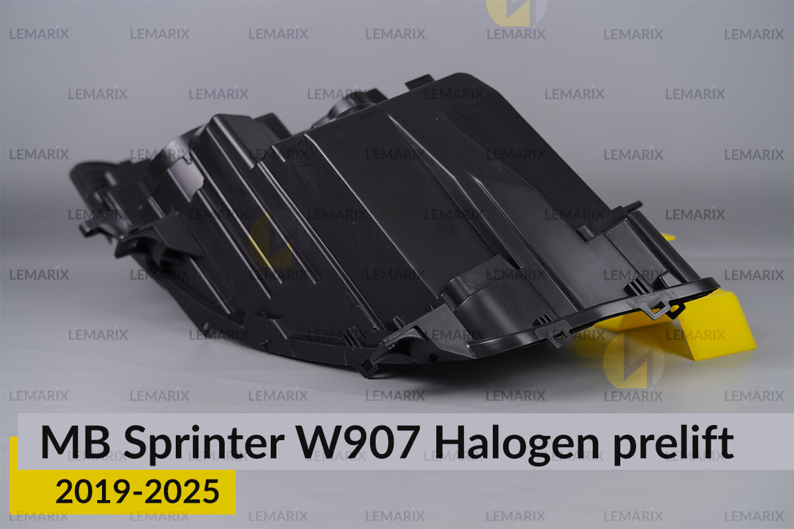 Корпус фари Mercedes-Benz Sprinter W907 Halogen (2019-2025) дорест правий
