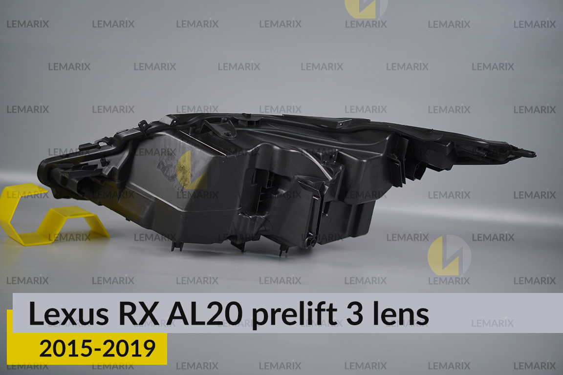 Корпус фари Lexus RX AL20 3 лінзи (2015-2019) дорест правий