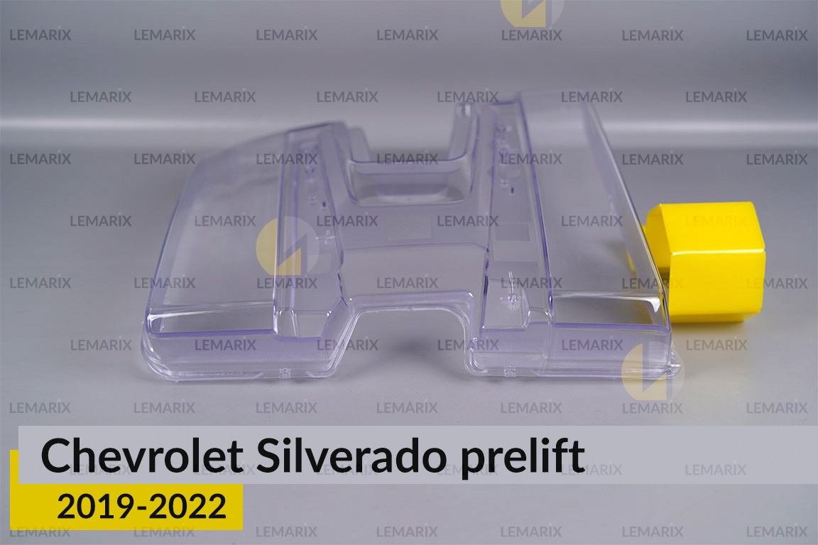 Скло фари Chevrolet Silverado (2019-2022) дорест ліве