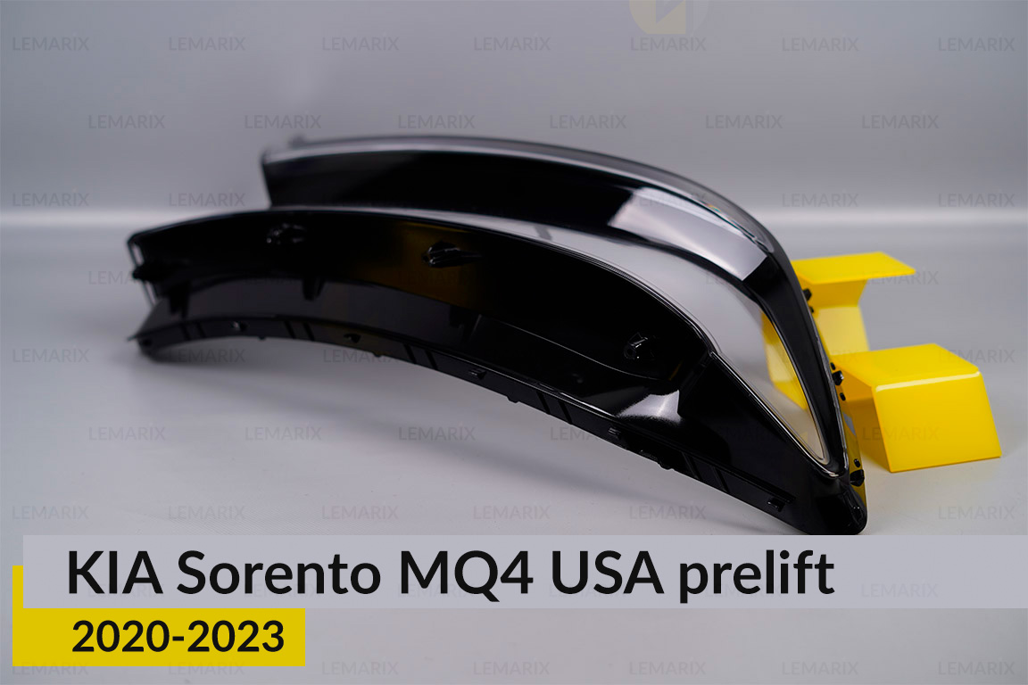 Скло фари KIA Sorento MQ4 USA (2020-2023) дорест праве