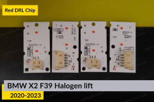 Червоні LED DRL чіпи дхо плата BMW X2 F39 Halogen (2020-2023) рест (4 шт.)
