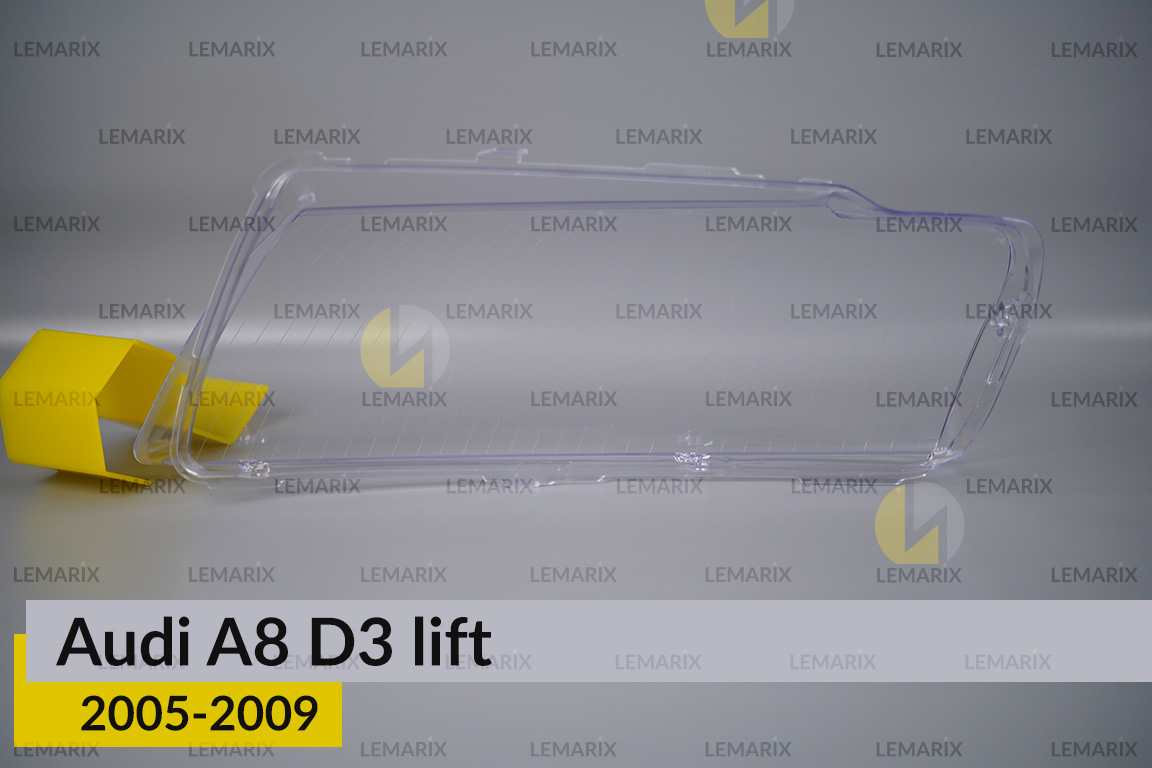 Скло фари Audi A8 D3 (2005-2009) рест праве