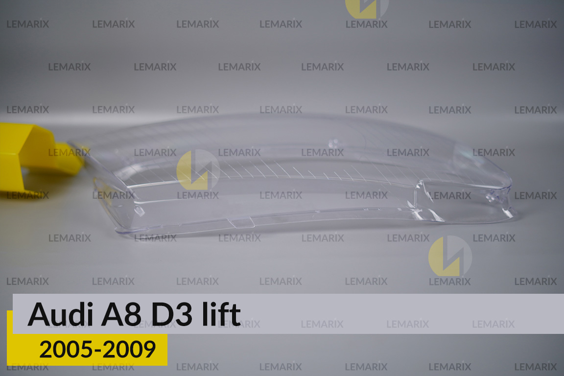 Скло фари Audi A8 D3 (2005-2009) рест праве