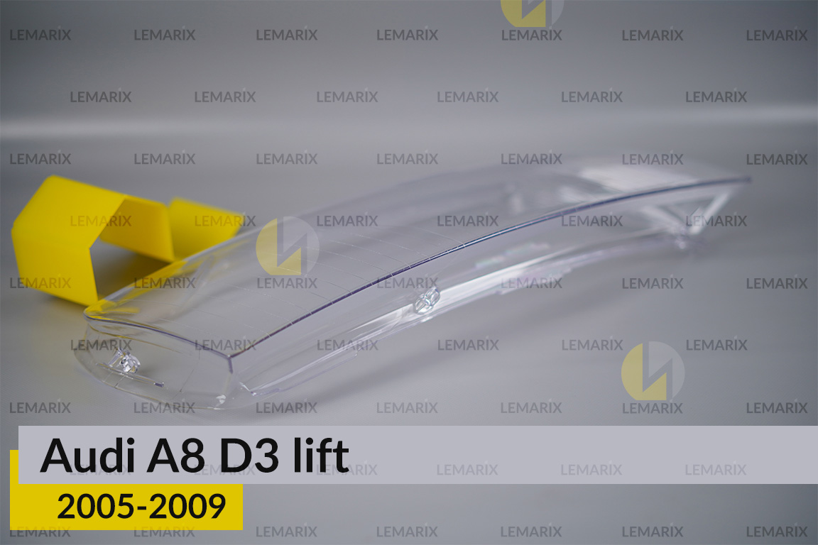 Скло фари Audi A8 D3 (2005-2009) рест праве