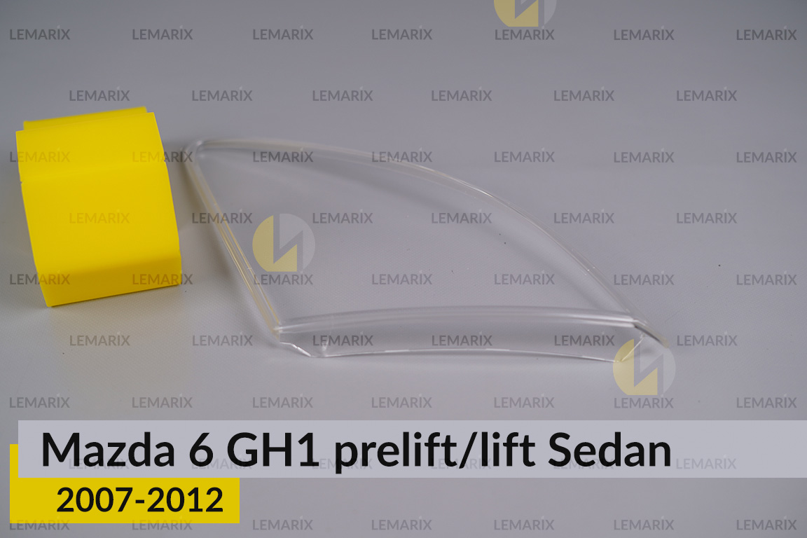 Скло заднього ліхтаря внутрішнє в кришці багажника Mazda 6 GH1 Sedan (2007-2012) дорест/рест праве