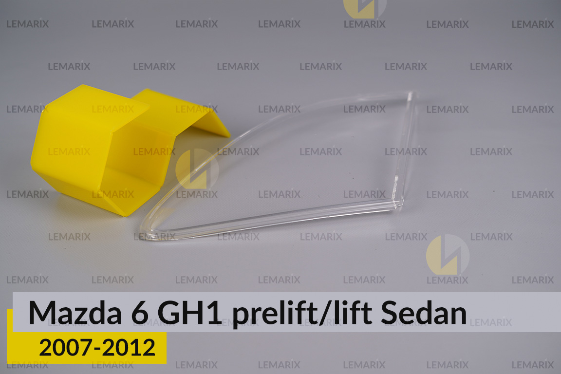 Скло заднього ліхтаря внутрішнє в кришці багажника Mazda 6 GH1 Sedan (2007-2012) дорест/рест праве