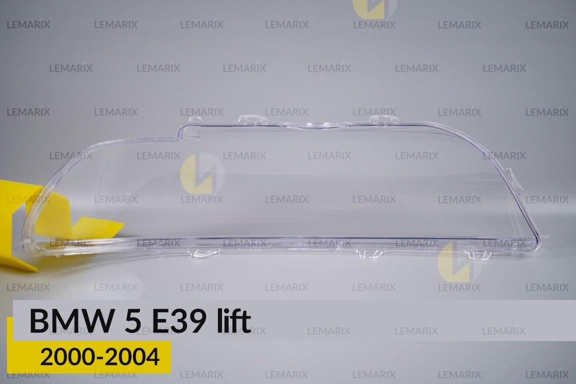 Скло фари BMW 5 E39 (2000-2004) рест ліве