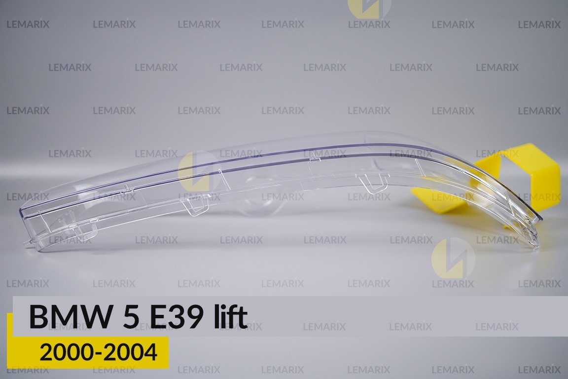 Скло фари BMW 5 E39 (2000-2004) рест ліве