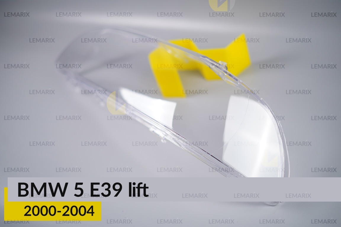 Скло фари BMW 5 E39 (2000-2004) рест ліве