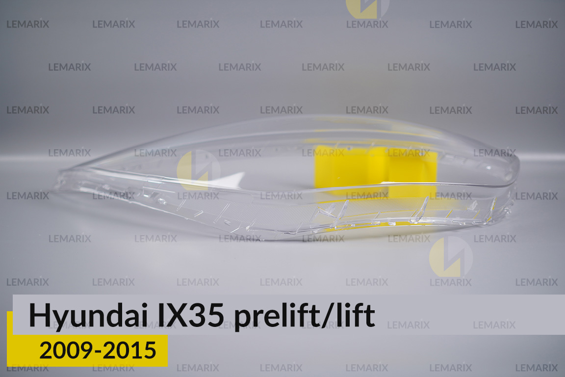 Скло фари Hyundai IX35 (2009-2015) дорест/рест праве