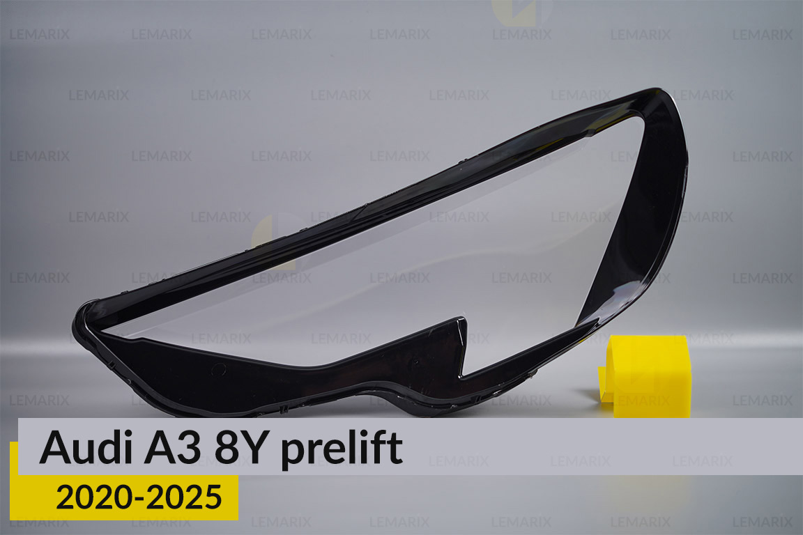 Скло фари Audi A3 8Y (2020-2025) дорест праве
