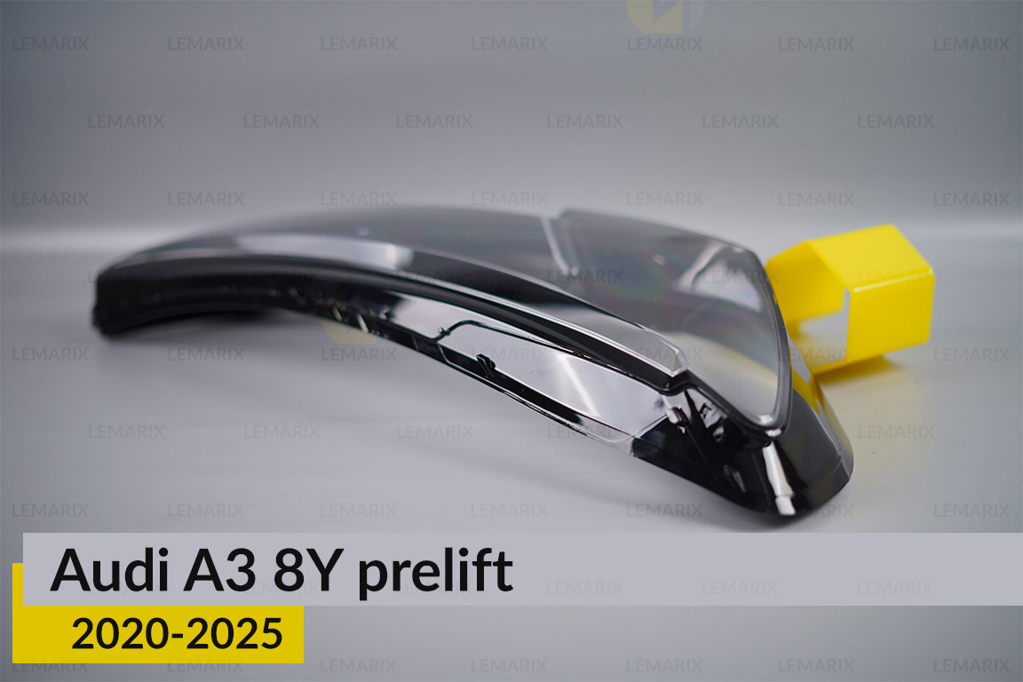 Скло фари Audi A3 8Y (2020-2025) дорест праве