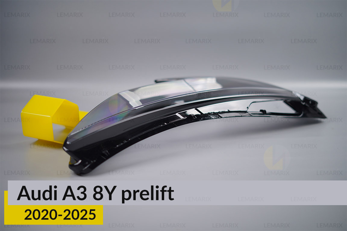Скло фари Audi A3 8Y (2020-2025) дорест праве