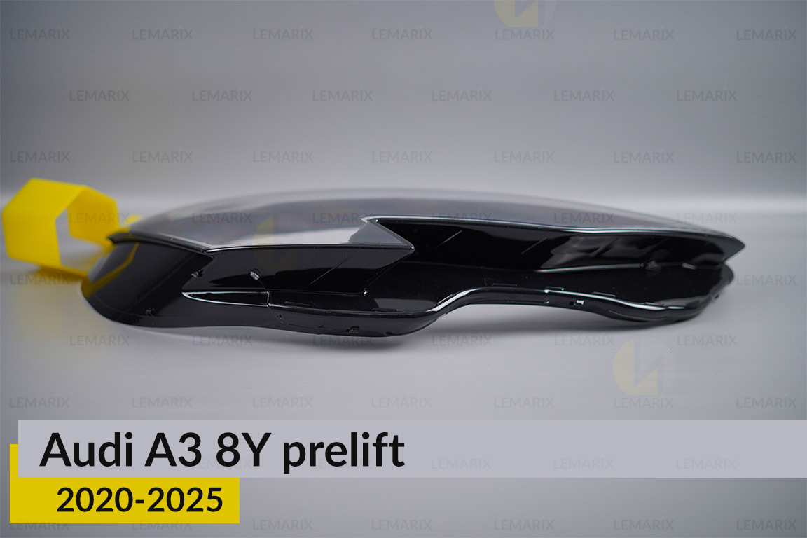 Скло фари Audi A3 8Y (2020-2025) дорест праве