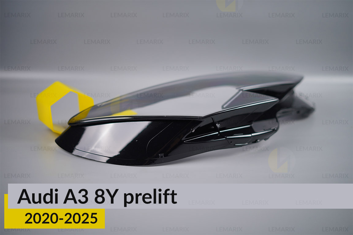 Скло фари Audi A3 8Y (2020-2025) дорест праве