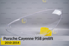 Скло фари Porsche Cayenne 958 (2010-2014) дорест ліве