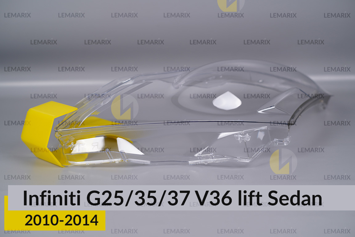 Скло фари Infiniti G25/35/37 V36 Sedan (2010-2014) рест ліве