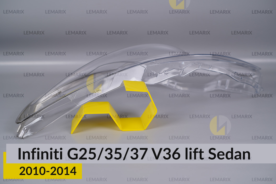 Скло фари Infiniti G25/35/37 V36 Sedan (2010-2014) рест ліве