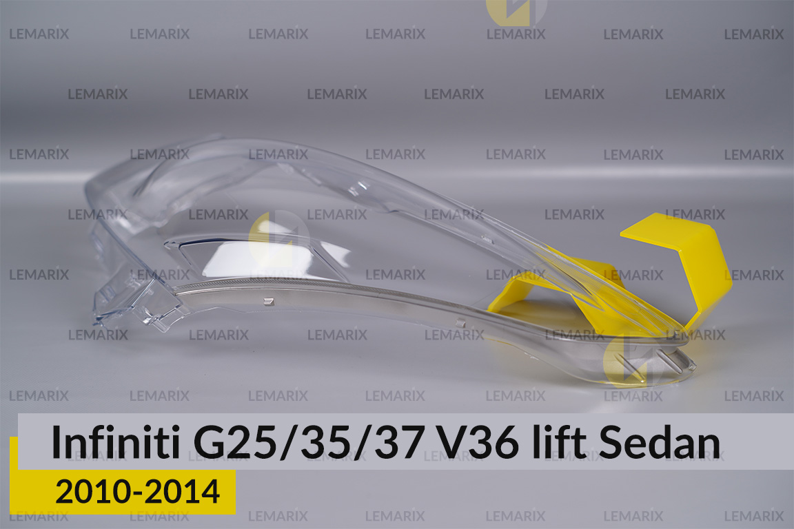Скло фари Infiniti G25/35/37 V36 Sedan (2010-2014) рест ліве