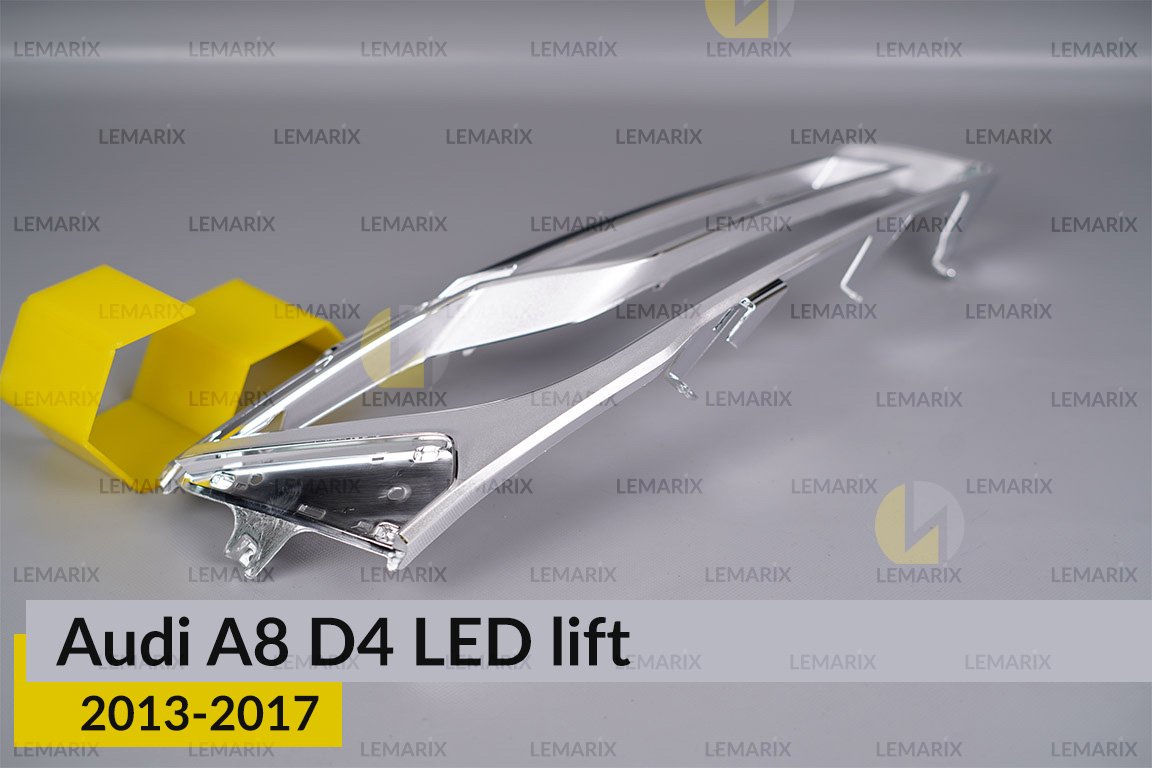 Хромована декоративна маска основна Audi A8 D4 LED (2013-2017) рест права