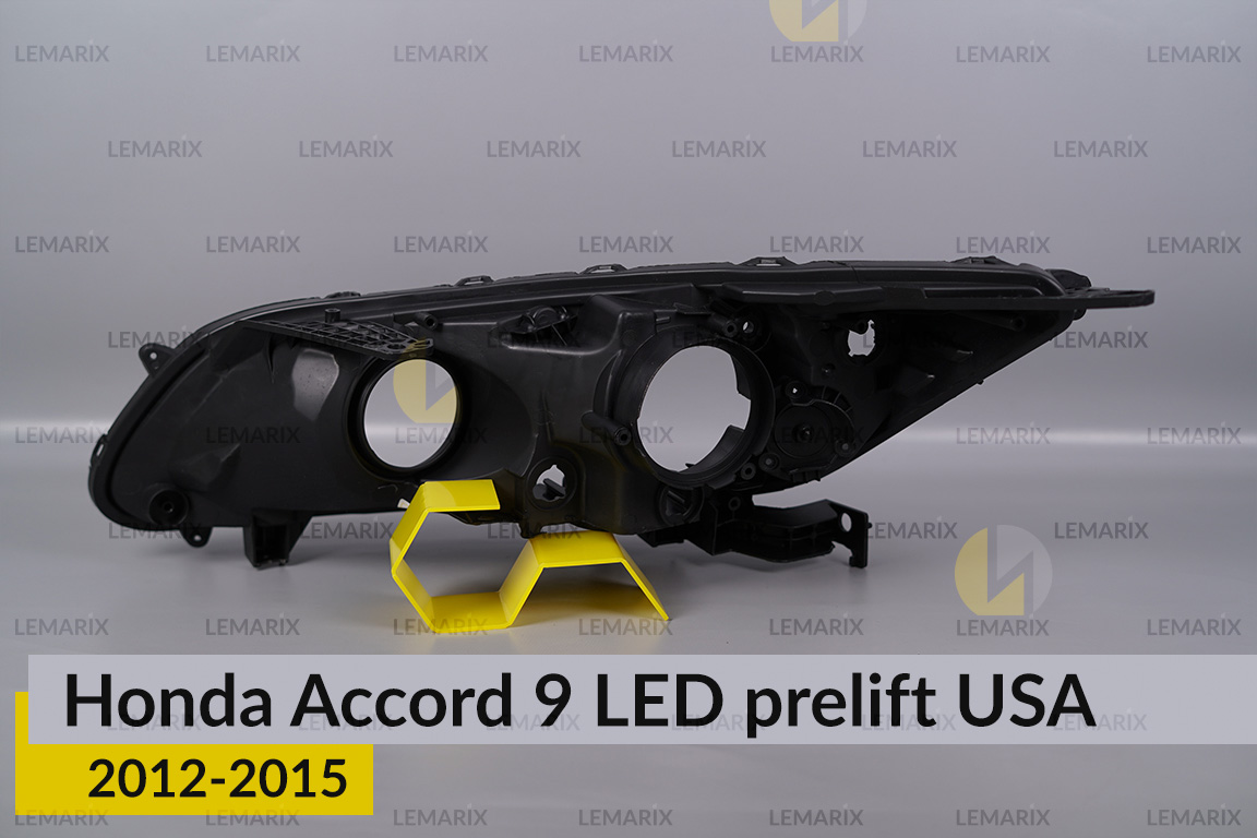 Корпус фари Honda Accord 9 LED USA (2012-2015) дорест правий