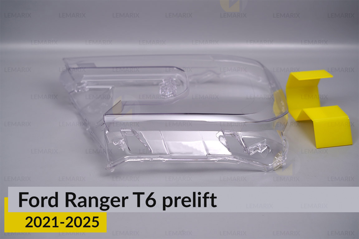 Скло фари Ford Ranger T6 (2021-2026) дорест ліве