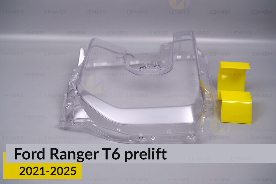 Скло фари Ford Ranger T6 (2021-2026) дорест ліве