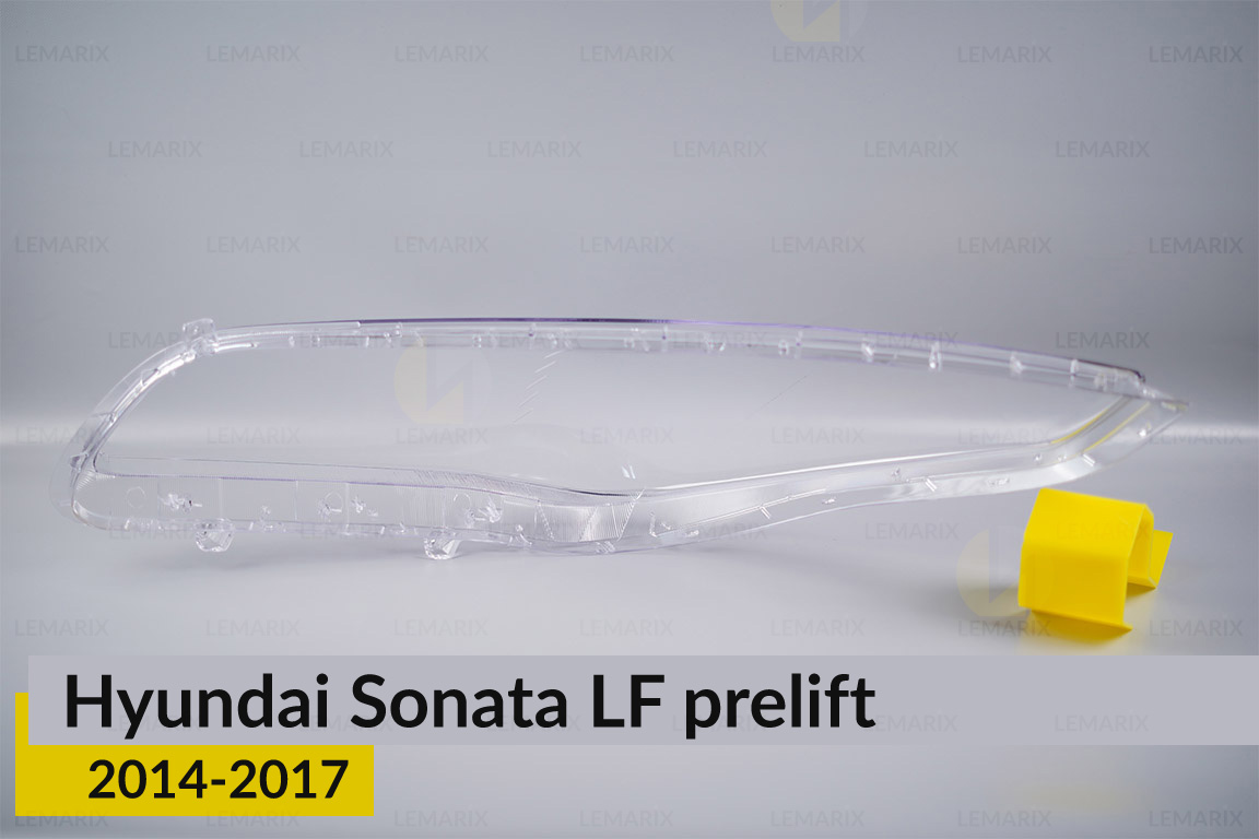 Скло фари Hyundai Sonata LF (2014-2017) дорест праве
