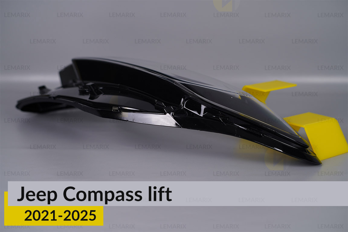 Скло фари Jeep Compass (2021-2025) рест ліве