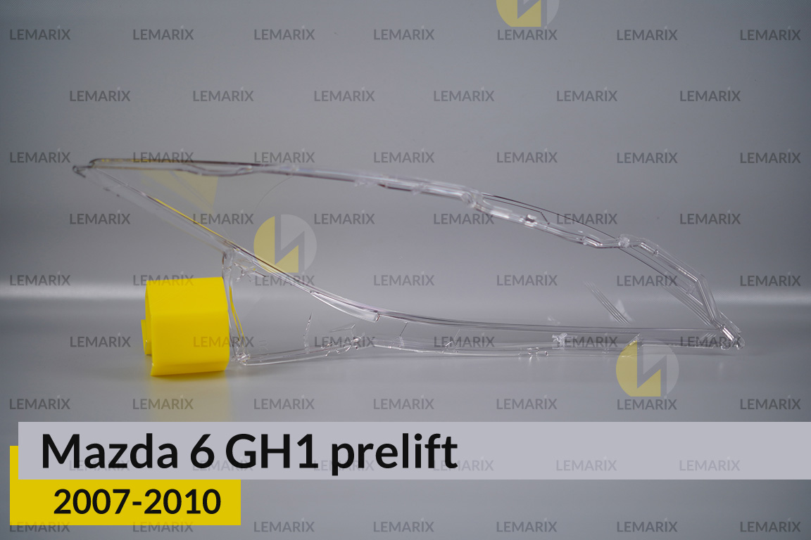 Скло фари Mazda 6 GH1 (2007-2010) дорест ліве