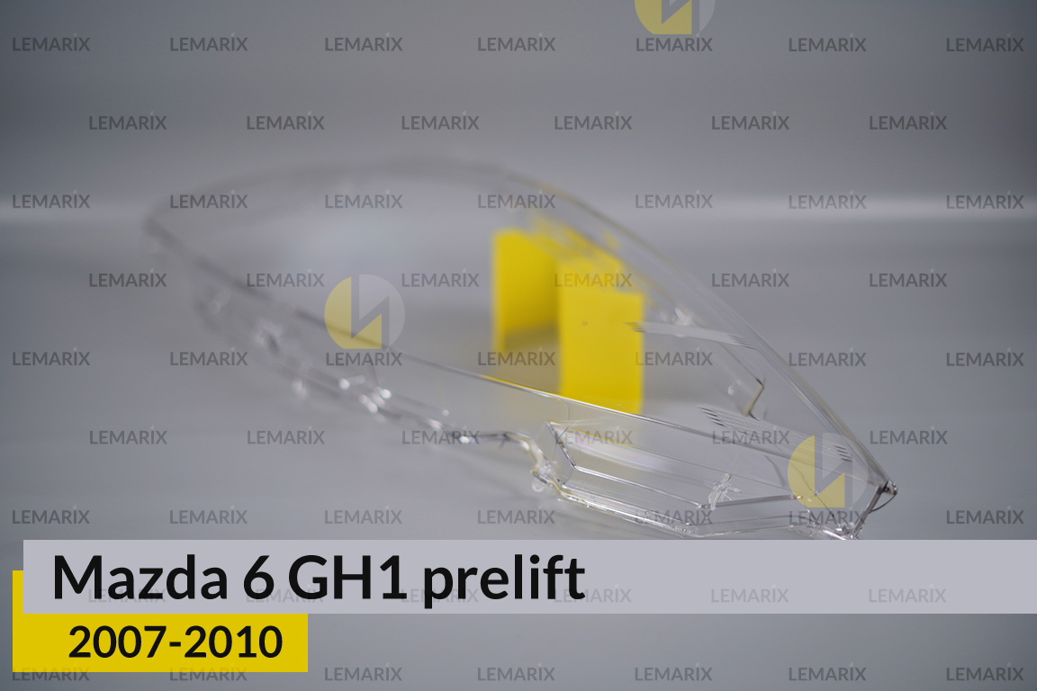 Скло фари Mazda 6 GH1 (2007-2010) дорест ліве