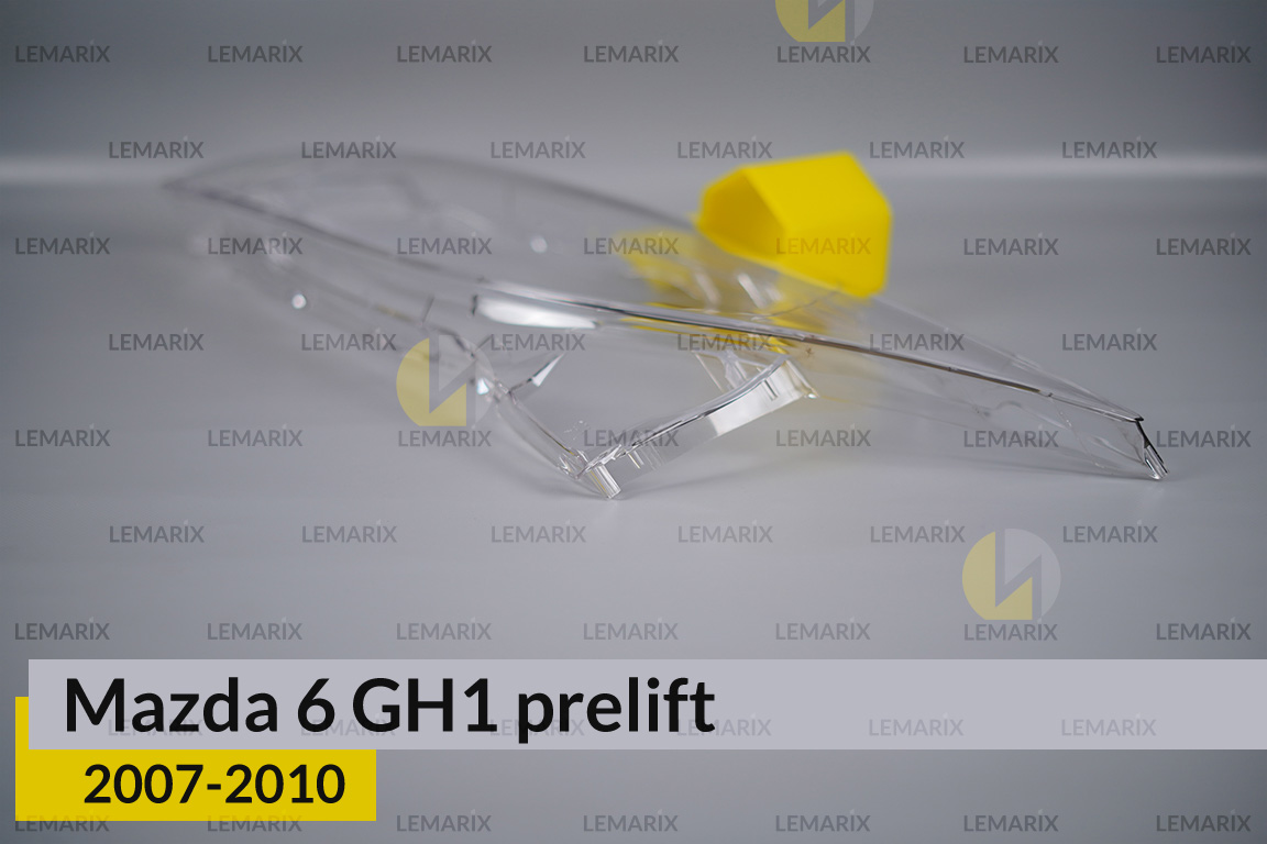 Скло фари Mazda 6 GH1 (2007-2010) дорест ліве
