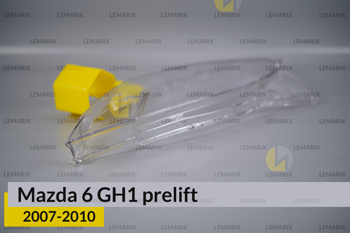 Скло фари Mazda 6 GH1 (2007-2010) дорест ліве