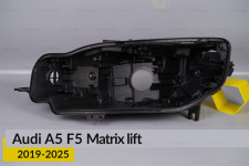Корпус фари Audi A5 F5 Matrix (2019-2025) рест лівий