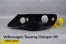 Корпус фары VW Volkswagen Touareg Halogen (2006-2010) рест левый
