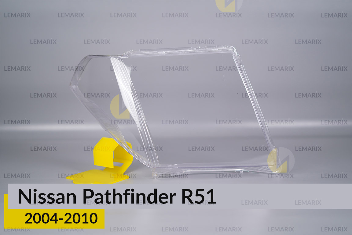 Скло фари Nissan Pathfinder R51 (2004-2010) праве