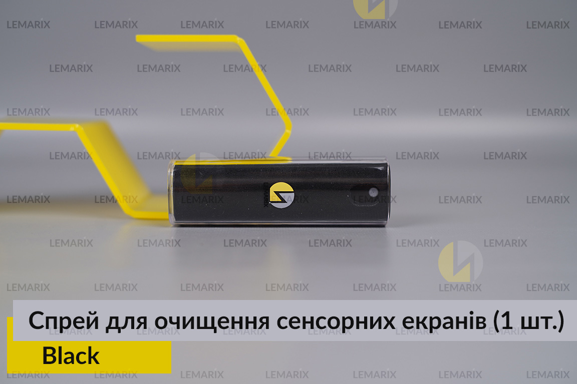 Спрей портативний для очищення сенсорних екранів Black Lemarix