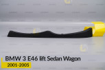Зовнішня накладка пластикова під фару BMW 3 E46 Sedan Wagon (2001-2005) рест ліва