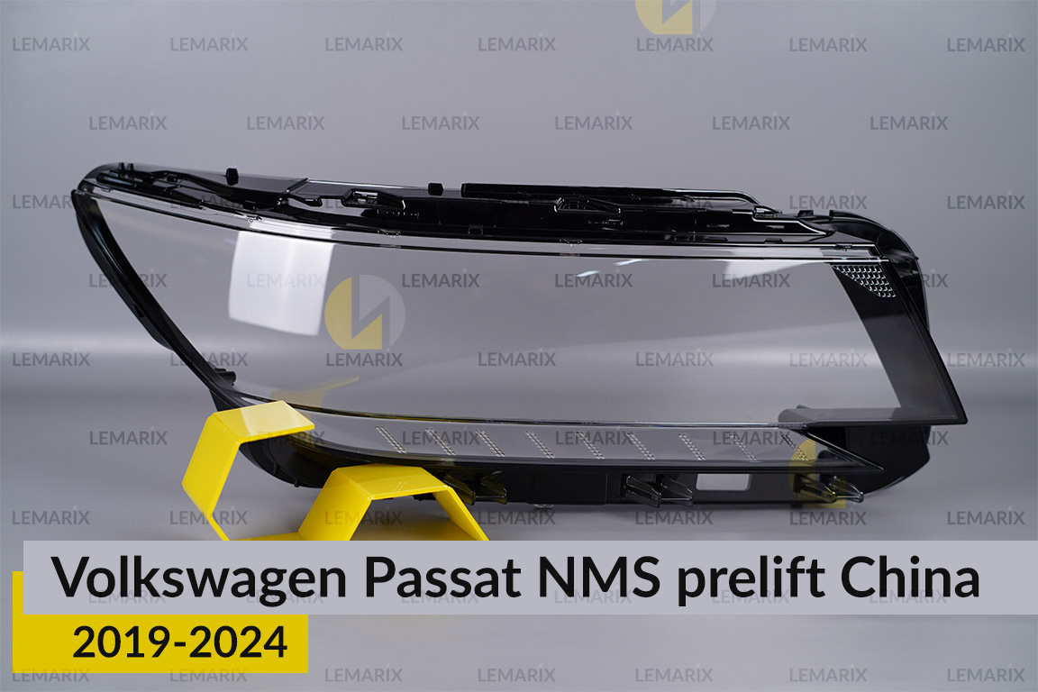 Скло фари VW Volkswagen Passat China (2019-2024) дорест праве