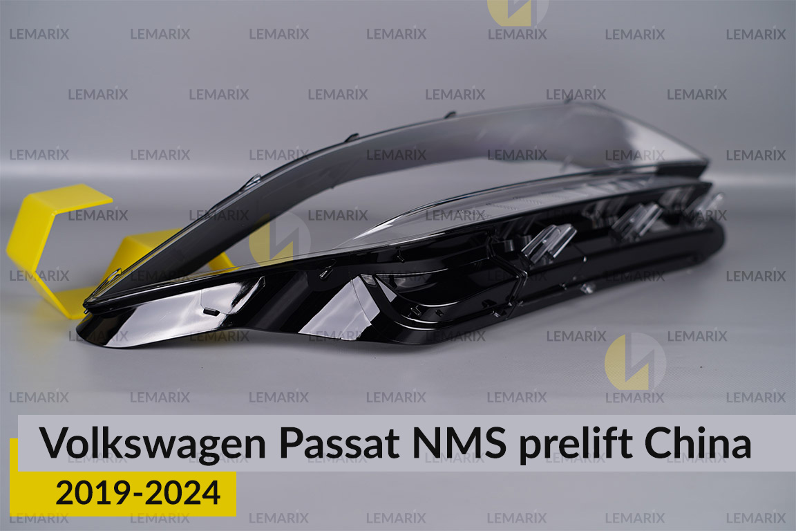 Скло фари VW Volkswagen Passat China (2019-2024) дорест праве