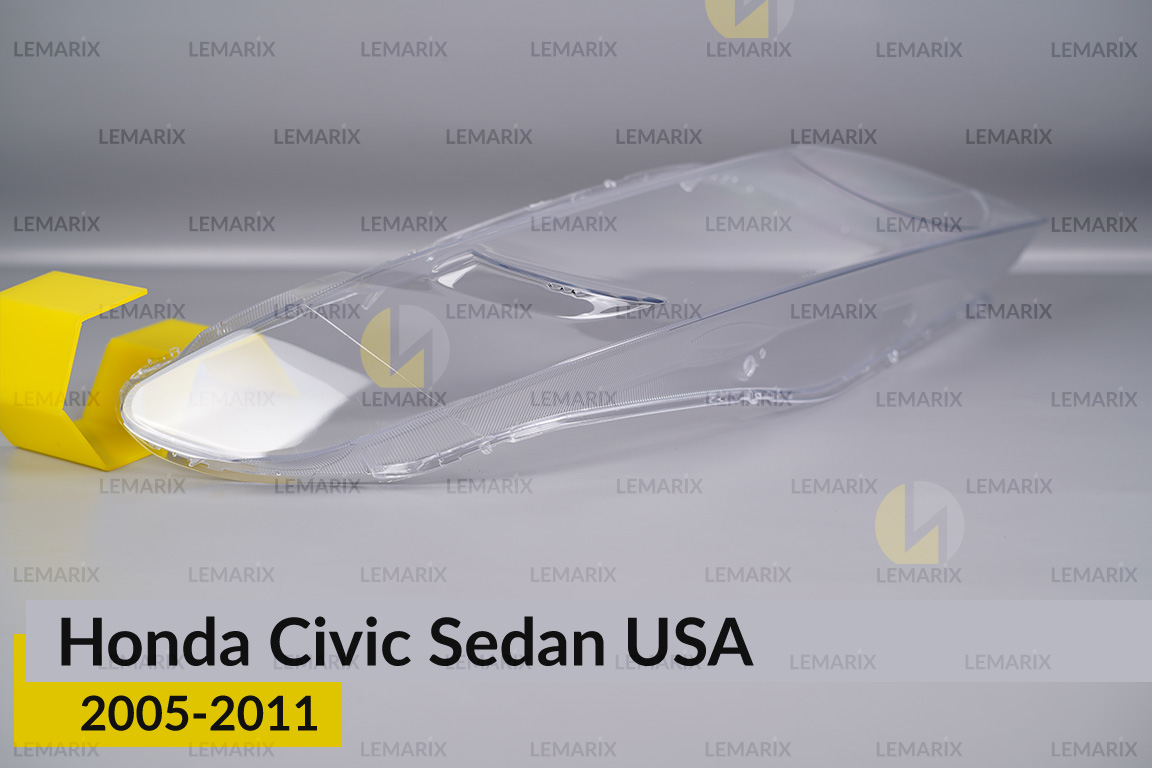 Скло фари Honda Civic Sedan USA (2005-2011) праве