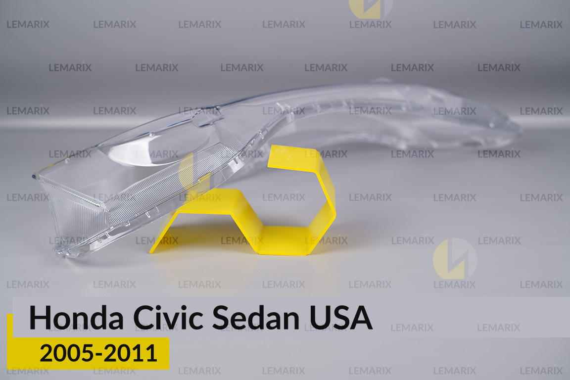 Скло фари Honda Civic Sedan USA (2005-2011) праве