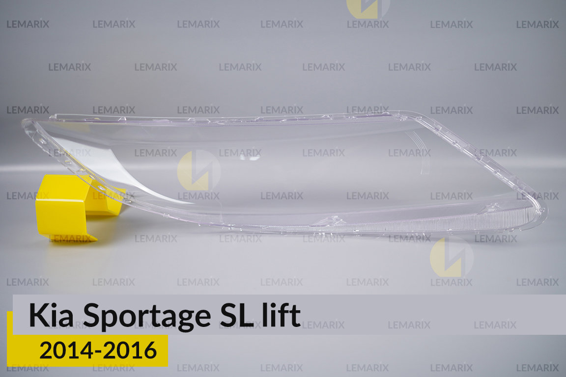 Скло фари KIA Sportage SL (2014-2016) рест ліве