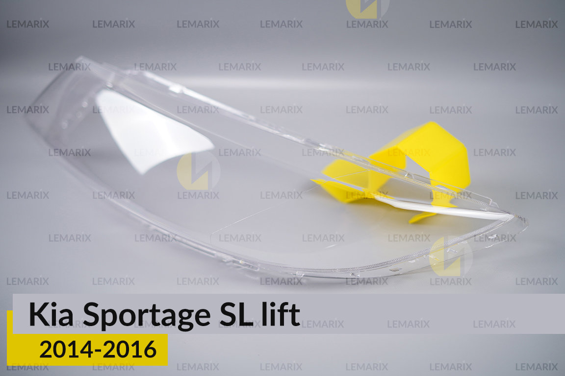 Скло фари KIA Sportage SL (2014-2016) рест ліве